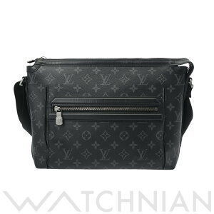 Louis Vuitton Black Messenger Black Canvas Shoulder Bag Eclipse Bag Odysse